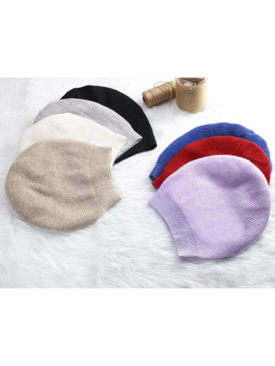 Cozy 100% Cashmere Oversized Beanie Hat for Women - Perfect Gift Box Accessory main image 7